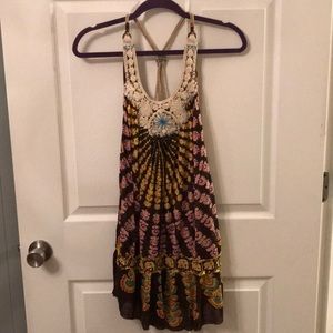 Free People Multicolor Boho Tank Top